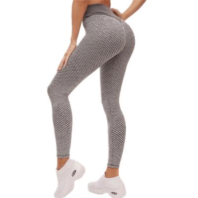 China High Waist Breathable Mesh Butt Lift Breathable Gym Yoga Pants Gaiters Fitness Workout Clothing for sale