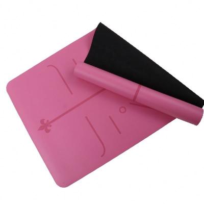 China Custom Logo Outdoor Sports Eco Friendly Natural Rubber PU Yoga Mat for sale