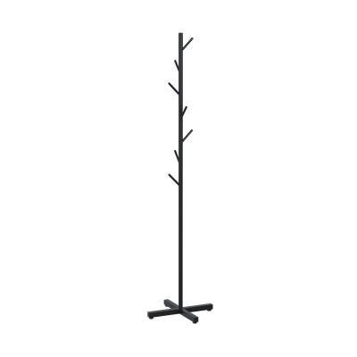 China (Other) Wholesale Cheap Modern Metal Adjustable Standing Stable Coat Hangers Tree Coat Rack Holder with 7 Hooks for sale