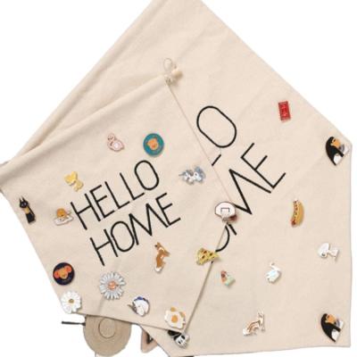 China Custom China Wall Display Pennant Banner Kids Room Canvas Pin Board Wall Banner for sale