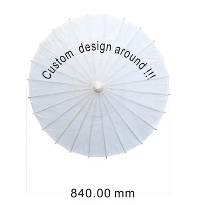 China China Traditional Chinese Bamboo Outdoor Custom Wedding Parasol for sale