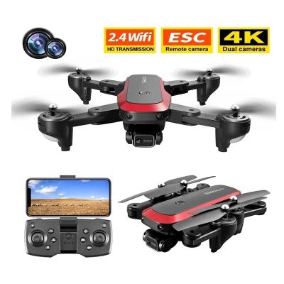 China S8000 Mode Drone 4K Headless ESC Dual Camera Optical Flow Positioning Aerial Photography Folding Gimbal Professional Flying RC Quadcopter for sale