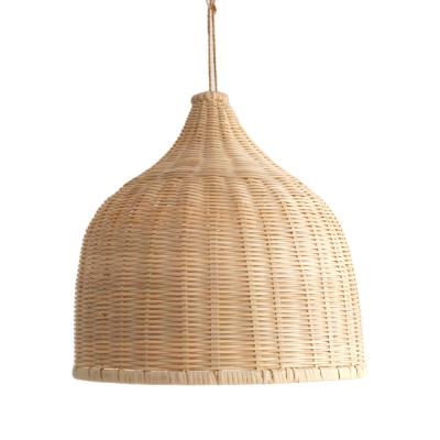 China 100% Factory Wholesale High Quality Natural Eco-Friendly Home Decor Rattan Wicker Woven Lamp Shades for sale