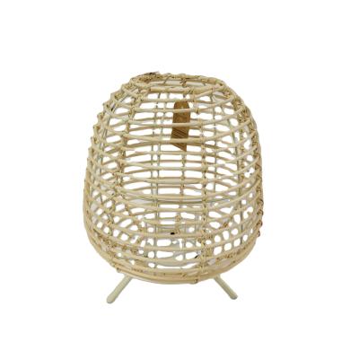 China Antique Popular Round Rattan Woven Decoration Diy Living Lampshade for sale