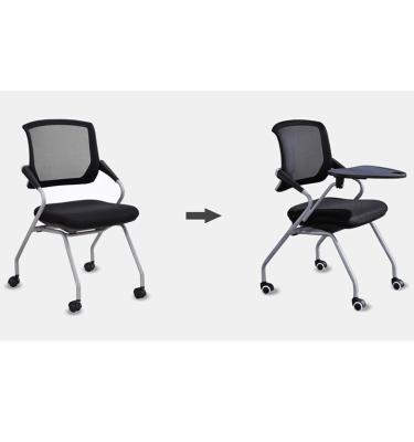 China 2019 Mesh Chair Shenzhen Mesh Chair With Wheel Forming Room Stackable Chair for sale