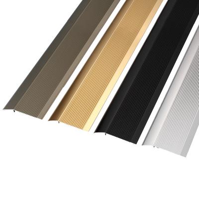 China Modern Flooring Accessories Anti-slippery Matt Flexible Floor Door Threshold Transition Strips for sale