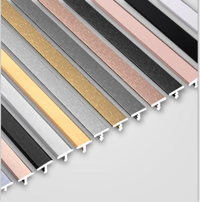 China Modern Hot Sales Aluminum Tile Trim Metal Flooring Strips Flexible Laminates Transition Strips for sale