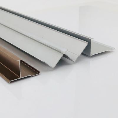 China Hot Sale Modern Design Aluminum Decorative Strip Tile Profile Trim For Hotel Home Office for sale