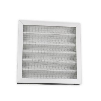 China High Dust Holding Capacity Most Sale Items Covered Folding Plate Type Polyethylene Mesh Material Air Filter for sale