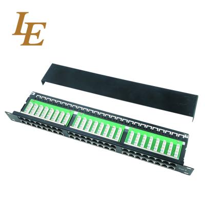 Chine Le tableau de bord LE 1U FTP 24 Port Patch avec gestion du câble CAT5E à vendre