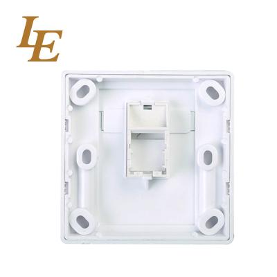 China 3 Port Keystone Jack Network Faceplate Socket Cat6 UTP RJ45 With Patch Panel And Network Cable Connector for sale