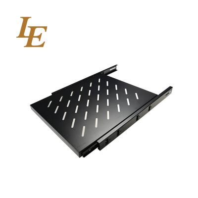 Chine Étagère de Cabinet de réseau de 19 pouces, étagère en acier laminée à froid RAL7035 de support de serveur à vendre