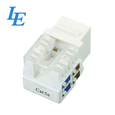 China Silver Utp Cat6 Keystone Jack , Tin Plated Keystone Data Jack Long - Term Usage for sale