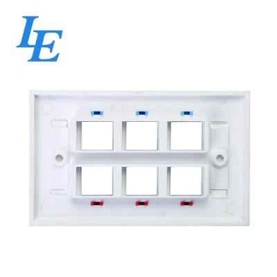 Κίνα Η ίνα Rj45 120 τύπων χτυπά το πιάτο προσώπου διακοπτών 86X86mm προς πώληση