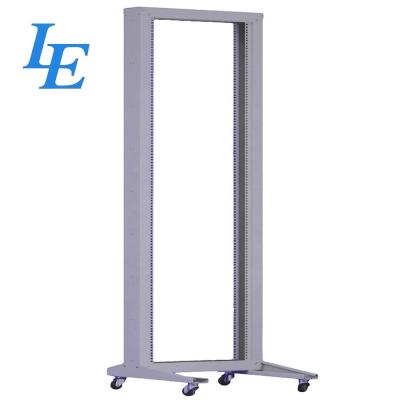 China 19 Inch Telecom 4 post open frame rack With Plinth for sale