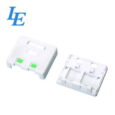 China RJ45 Cat6 UTP Surface Mount keystone jack box for sale