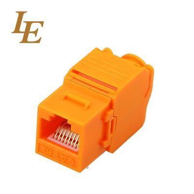 China Red Jack Unshielded trapezoidal RJ45 Toolless de K055 Cat6 Cat6A en venta