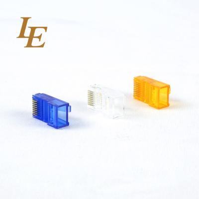 中国 LE G003 CAT5E Cat6 RJ45 UTP 8p8cのモジュラー プラグ 販売のため