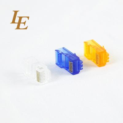 China ABS/PC Rj45 plateado oro Toolless Cat6 Jack trapezoidal en venta