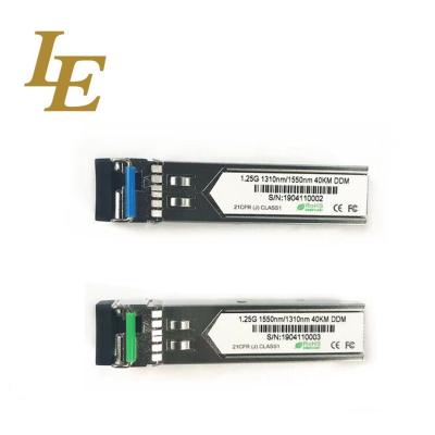 China 20KM Monomode- 1.25G SFP-Faser-Transceiver-Modul zu verkaufen