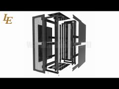 SC-Data Network Cabinet Mobile Floor Mount Network Rack With Perforated Door