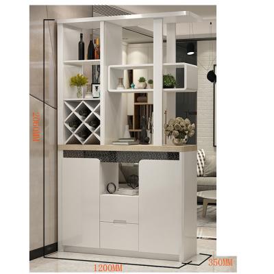 China Adjustable Modern Living Room Furniture TV Wall Decoration Cabinet Trophy Display Cabinet Wooden Box Matte White Color (Size) for sale