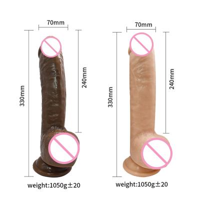 China Wholesale Huge Penis Band Manual Penis Simulation Realistic Plastic Rubber Realistic Skin Rubber Dildo Oversized Penis Strap For Women for sale