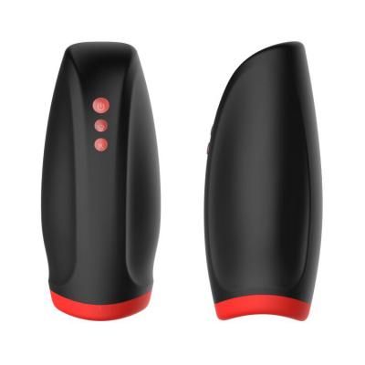 China 6 Air Pressure Modes + 10 Cup Male Electric Masturbators,Silicone Cat Sex Vibrator 6 Automatic Vibration Adult Male Masturbator Modes Black Toys for sale