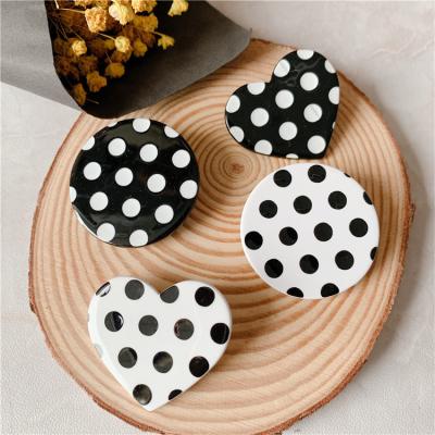 China polka dots cut butterfly hair clips for girls and women NT002 for sale