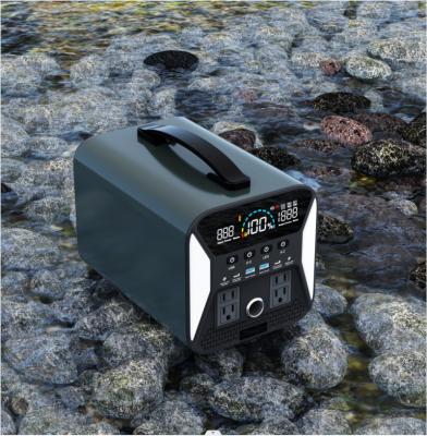 China Type C 1000w Fast Emergency Portable Power Supply Portable High Power Multifunctional Outdoor Energy Storage Power Station for sale