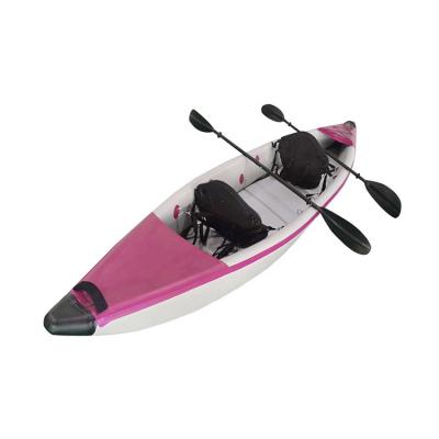 China PVC 470cm Violet Inflatable Canoe Inflatable Kayak 2 Person For Sale for sale