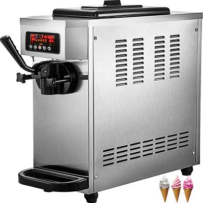 China Desktop Single Snack Factory CE Flavor Soft Ice Cream Machine Mini, Table Top Ice Cream Making Machine, Countertop Soft Serve Ice Cream Machine for sale