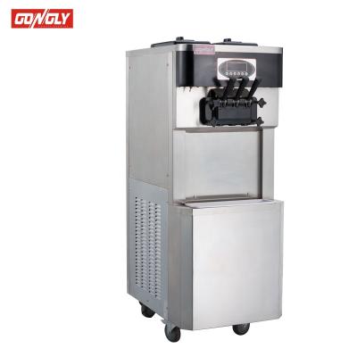 China GONGLY energy saving no belt soft ice cream machine for sale/factory ice cream vending machine/soft ice cream vending machine for sale