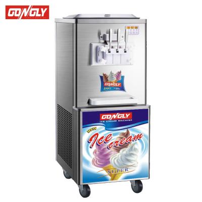 China Snack Factory CE Certificate Approved Italy Compressor Compressor Soft Serve Ice Cream Machine for sale