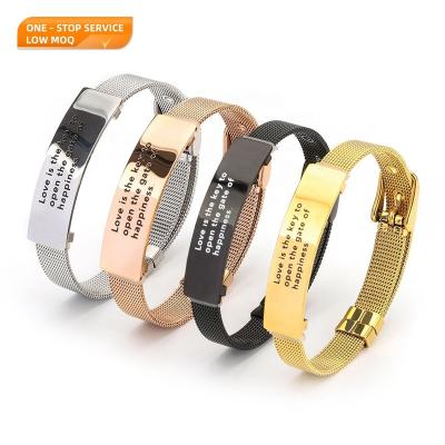 China 2020 Bestselling Fashion Belt Bands Personalized Customized Watch Strap Mesh Bracelets for sale