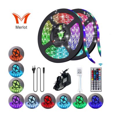 China Project 10m 2x5m diy smd rgb lamp 24 diy led strip light 3528 20m flexible for sale