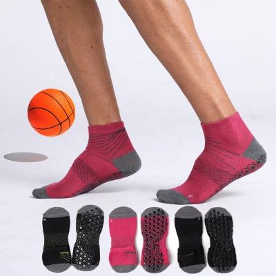 China Anti-Bacterial Custom Logo Socks Men Anti-Slip Yoga Knocks Pattern OEM Pilates Anti-Slip Printed Ankle Exerciser Strong Grip Pilates for sale