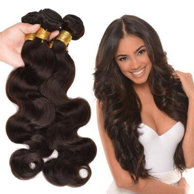 China 2021 Hot Selling Wholesale Natural Gloss Hair Extension Best Cuticle Aligned Unprocessed Brazilian Body Wave Virgin Hair Bundles for sale