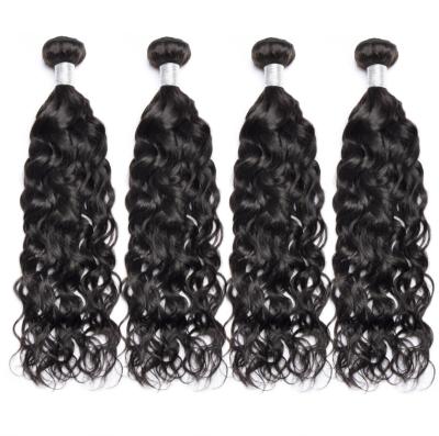 China Luster Wholesale 100% Natural Unprocessed Virgin Human Hair Bundles With Lace Closure 150% 180% Density Cuticle Aligned Remy Hair for sale