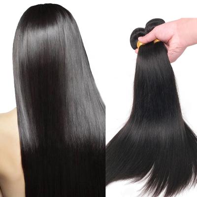 China Double Drawn Straight Hair Bundles Wholesalers18-40 Inch Natural Raw Hair Bundles Best Quality Gloss Hair Bundle Vendors for sale