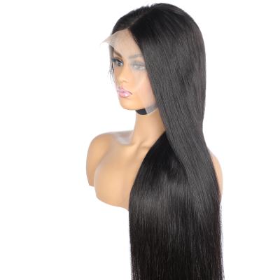 China Wholesale High Quality Virgin Wigs 100% Natural Luster Wig Braids Cuticle Aligned Indian Brazilian Hair Straight Lace Front Wigs for sale