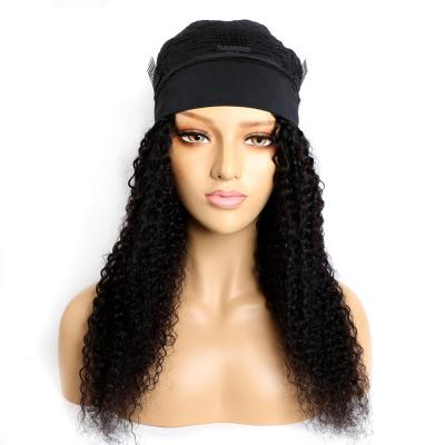 China Wholesale Natural High Quality Wigs Headband Wig Hairband Curly Hairband Hairband Hair Luster Wigs For Black Women for sale