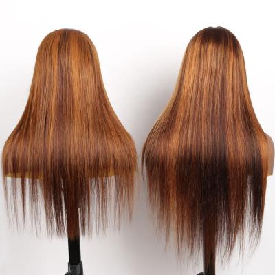 China Luster Wholesale Body Wave Human Hair Lace Front Wigs Ombre Piano Color Hd Natural Curly Straight Hair Lace Front Wigs for sale