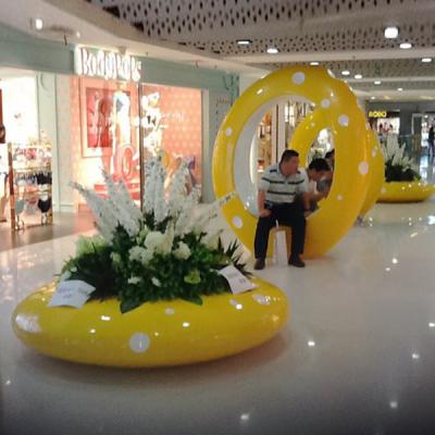 China Modern Flower Pot Circle Chair Y131 Customized Indoor And Outdoor Chair Benches Furniture for sale