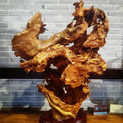 China China K028 Wood Art Decoration Indoor Sculpture In Combination Abstract Interior Wood Decoration for sale