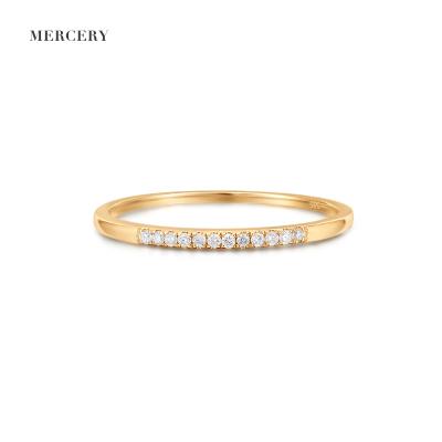 China FASHIONABLE Mercery Rings Jewelry Women With Diamond 14K Solid Gold Jewelry Luxury Wedding Diamond Rings for sale