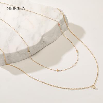 China Classic Necklace FASHIONABLE Gold Necklaces Necklace Jewelry Personal Designs Accessories Necklace OEM cc Solid Gold Kolye Mercery Necklaces 14K for sale