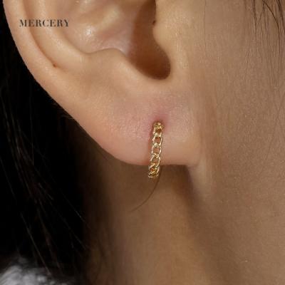 China 2021 Oorbellen FASHIONABLE New Arrival Unique Design Circle Hoop Earrings For Women Fashon Jewelry 14k Gold Earrings for sale