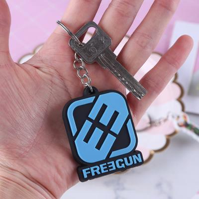 China 2020 Custom Custom Made Soft PVC Key Chain /3D Plastic Key Chain For Promotional Gifts for sale