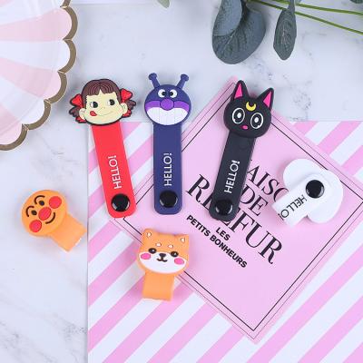 China Custom Mobile Phone Cable USB Socket Cable USB Cartoon Fashion Agriculture Selling Peripheral Gifts Warm Soft Rubber Winder Protector for sale